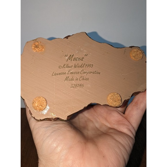 Enesco Klaus Wickl MOSES Gnome 1993 Figurine 328146 - Picture 7 of 7